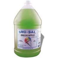 SNO BALL GREEN APPLE SYRUP   4GAL/CS