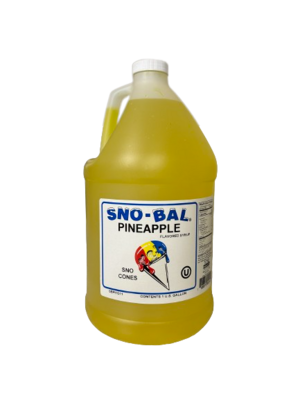 SYR04SBPA SNO BALL PINEAPPLE SYRUP 4G/CS N