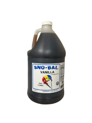 SYR04SBVAN SNO BALL VANILLA SYRUP 4GAL/CS