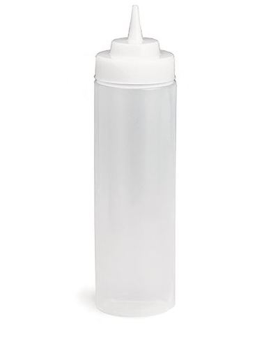 TC11253C SQUEEZE BOTTLE 12OZ WIDE MOUTH NATURAL