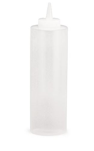 TC112C 12OZ CLEAR SQUEEZE BOTTLE