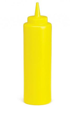 TC112M 12OZ YELLOW SQUEEZE BOTTLE (MUSTARD)