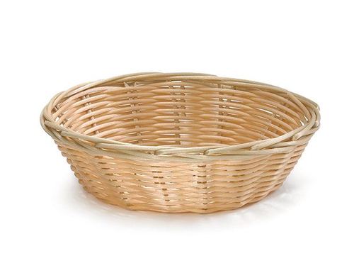 TC1175W ROUND WOVEN BASKET 8.25"X2.25" 1DZ/CS