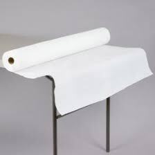 TCP40300WH PLASTIC TABLE COVER 40X300' ROLL WHITE