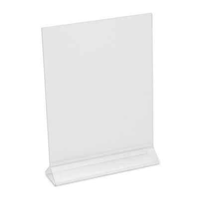 TT8511 MENU HOLDER/TABLE TENT 8X11 CLEAR ACRYLIC