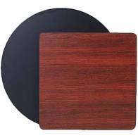 TTBM30R TABLE TOP 30" ROUND BLACK/ MAHOGANY PK:1