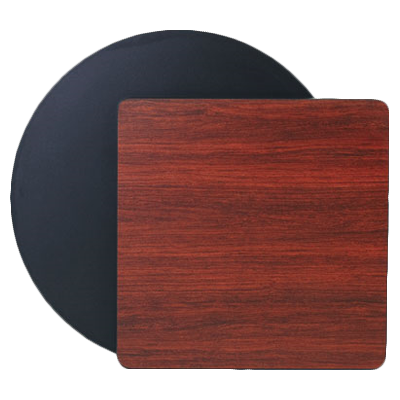 TTBM36R TABLE TOP 36" ROUND BLACK/ MAHOGANY PK:1