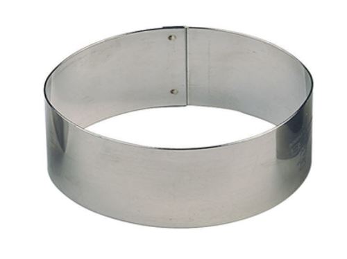 WC47425-09 PASTRY RINGS 3"DIAMETER X1 1/8"HEIGHT S/S  (PACK OF 6 EACH)