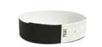 WRISTBANDBLK TYVEK WRISTBAND -  BLACK -  3/4" X 10" (500/PKG)