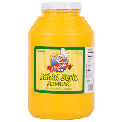 MUST04 WOEBER YELLOW SALAD MUSTARD (4GAL/CS)