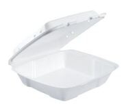 HFC993-1W CARRYOUT 9X9X3 1/8 SGL COMPARTMENT 200 / CS *WHITE FOAM