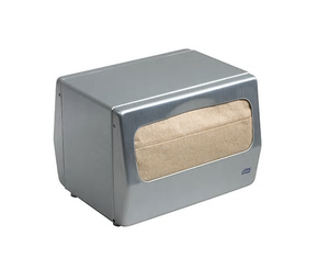 MORNAP DISPENSER, TABLETOP BRUSHED STEEL