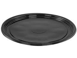 12" ROUND BLACK CATER TRAY (25/CS) (660039)