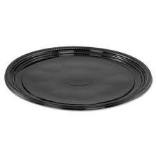 18" ROUND BLACK CATER TRAY (25/CS) (659034)