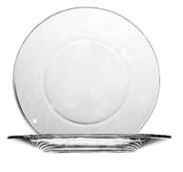 DINNER PLATE GLASS 10"     2DZ/CS *DISCONTINUED