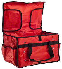 DELUXE SANDWICH DELIVERY BAG 15X9X12 RED