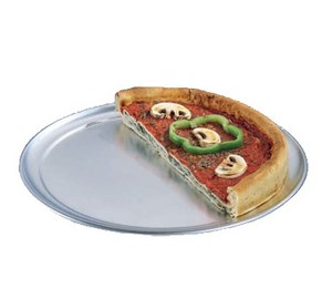 PIZZA TRAY 8" ALUMINUM STANDARD RIM