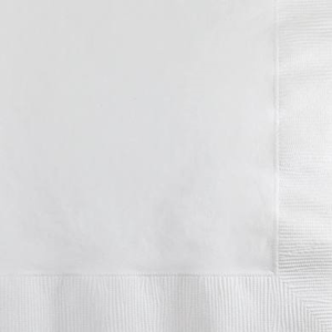 B1010WHT1 BEVERAGE NAPKIN WHITE 2 PLY (1M/CS)