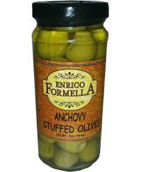 ANCHOVY STUFFED OLIVES 8OZ BOTTLE   6EA/CS