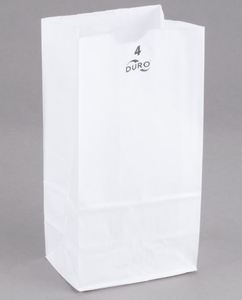 WHITE BAG 4#  (500/SL)(8SL=1BALE)