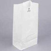 WHITE BAG 8 #   (500/SL) (4 SL=1 BALE)