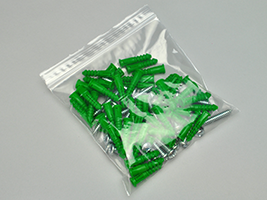 POLY SEAL TOP BAG, 2"(W)X8"(L)(1M/CS)A10