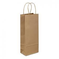 VINO KRAFT BAG 5-1/4X3-1/4X13-1/8   250/BL