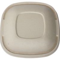 PLA LID FOR SQUARE FIBER BOWL  24-48OZ  200/CS