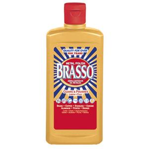 BRASSO METAL CLEANER AND POLISH 8OZ BOTTLE   8EA/CS