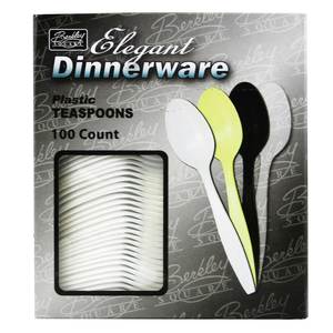 TEASPOONS HEAVY WHITE BOXED (10BX/100) ATSHWPSW10100