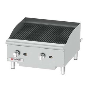 CHAR BROILER RADIANT 24" NGAS 2 - BNR 80K BTU