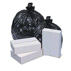 CLPTM33T CAN LINER 12-16 GAL/23X32 EXTRA EXTRA HEAVY BLACK .9MIL (250/CS)