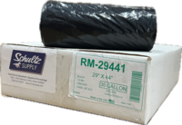 CAN LINER XTRA-HVY 29X44/1.0MIL HUGGER BAG GRAY (100/CS) 26GAL