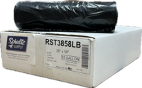 BLACK CAN LINER  60GAL HEAVY 36X58  (100/CS)  .65MIL