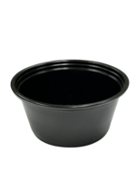 CPC0325B SOUFFLE 3 1/4 OZ BLACK   (25PK/100) USES LID CPCL04