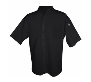 CSBLKSHSL-M COOK SHIRT BLACK SHORT SLEEVE MEDIUM