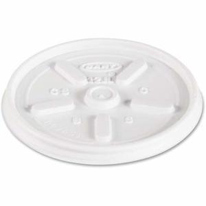 WHITE LID VENTED  (10PK/100)