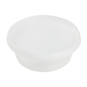 8OZ COMBO HEAVY CONTAINER & LID  240/CS