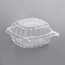 CLEARSEAL  5" CLEAR HINGED CONTAINER  (500/CS)