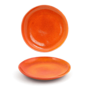 DSP031ORP23 PLATE 8" KILN BLOOD ORANGE     12EA/CS