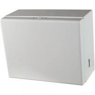 TOWEL DISPENSER SINGLE FOLD WHITE(63-0W) WHITE ENAMEL CABINET