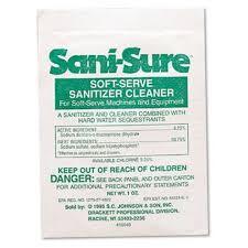 SANI-SURE SOFT SERVE SANTIZER 1OZ PACKETS(100 *2109572)
