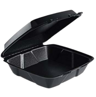 ECPX993-1BLK BLACK FOAM C/O LG 9 X 9 X 3 1-COMPARTMENT 200 / CS