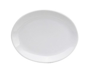 PLATTER 8X6.25 WHITE    3DZ/CS