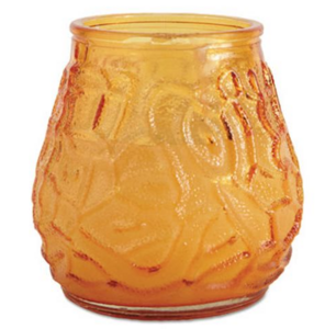 AMBER VICTORIAN CANDLE 60 HOUR   (12EA/CS)