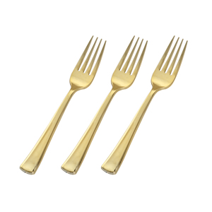 FLS753 FORK, HEAVY GOLD PLASTIC(400)