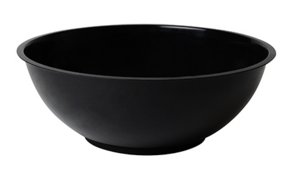 CATERBOWL 320OZ (20#) ROUND BLACK (25/CS)