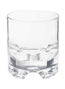 ROCKS GLASS 9OZ CLEAR POLY   2DZ/CS