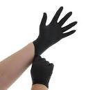 NITRILE GLOVE SMALL BLK/PF (10/100/CS) 6MIL