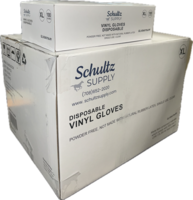 NITRILE GLOVE X-LARGE BLK/PF (1M)  6MIL